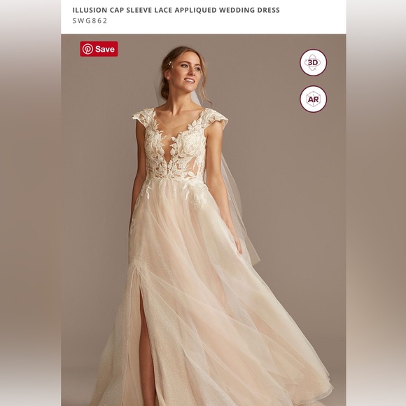 Galina Signature White Wedding Dress - Picture 5 of 10